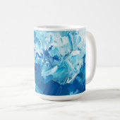 Blue Watercolor Coffee Mug コーヒーマグカップ (正面右)