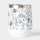 Blue Watercolor Wildflower (右面)