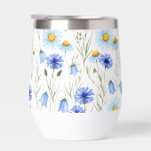 Blue Watercolor Wildflower (右面)