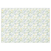 Blue Watercolor Wildflower テーブルクロス (正面(横))