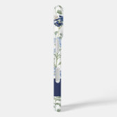 Blue Watercolor Wildflower Name Case-Mate iPhoneケース (裏面 / 右)