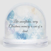 Blue Watercolor Winter Design (裏面)