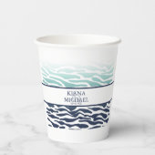Blue Wave結婚のID836 紙コップ (裏面)