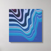 Blue Wave キャンバスプリント (正面)