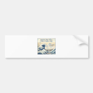 Blue Wave 2018に参加 バンパーステッカー