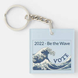 Blue Wave 2024 – 投票キーチェーンを取得 キーホルダー