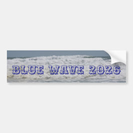 Blue Wave 2026  バンパーステッカー