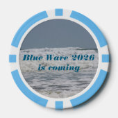 Blue Wave 2026 poker chips ポーカーチップ (正面)