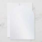 blue wave 50年の誕生日 招待状 (裏面)