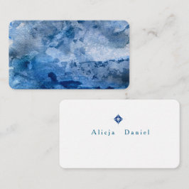 Blue Wave Card. ノートカード