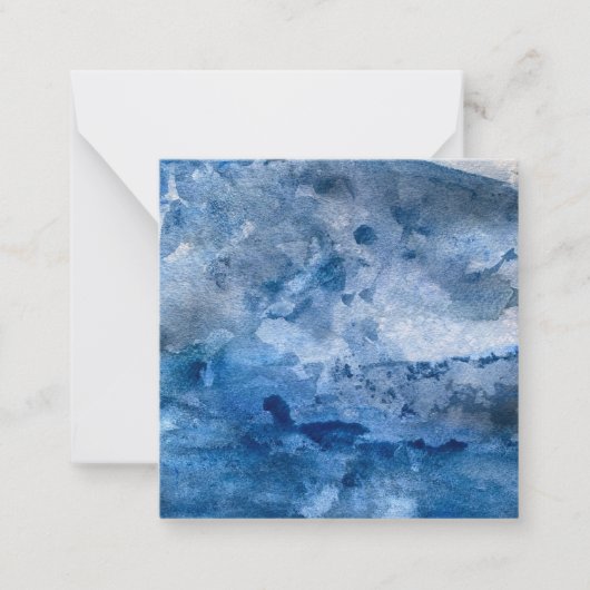 Blue Wave Card ノートカード (正面)