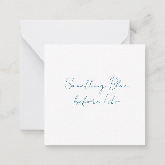 Blue Wave Card ノートカード (裏面)