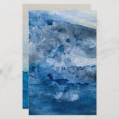Blue Wave Card 便箋 (正面/裏面)