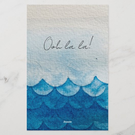 Blue Wave Card 便箋 (裏面)