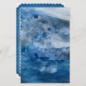 Blue Wave Card 便箋 (正面/裏面)