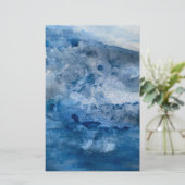 Blue Wave Card 便箋 (スタンド正面)