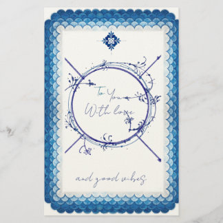 Blue Wave Card 便箋