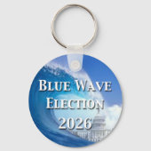 Blue Wave Election 2026 キーホルダー (正面)