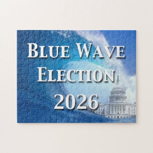 Blue Wave Election 2026 ジグソーパズル (横)