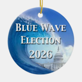 Blue Wave Election 2026 セラミックオーナメント