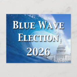 Blue Wave Election 2026 ポストカード