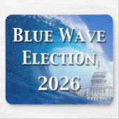 Blue Wave Election 2026 マウスパッド (正面)