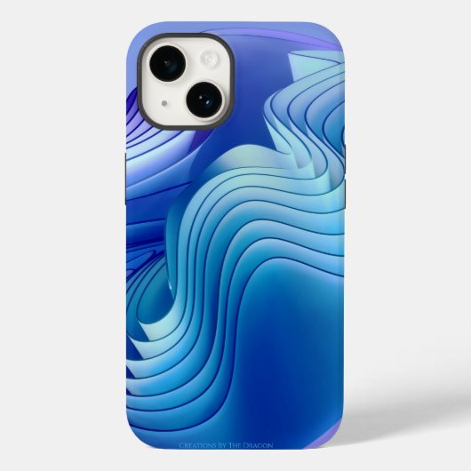 Blue Wave iPhone / iPadケース Case-Mate iPhoneケース (裏面)