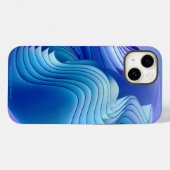 Blue Wave iPhone / iPadケース Case-Mate iPhoneケース (裏面 (横))