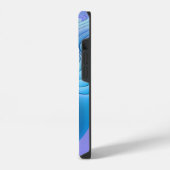 Blue Wave iPhone / iPadケース iPhoneケース (左側面)