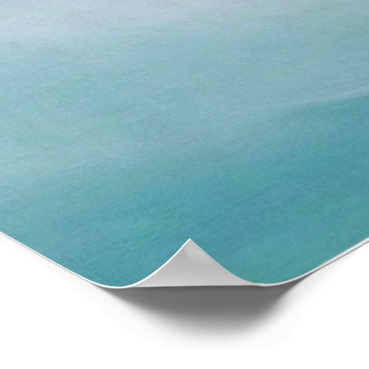 Blue wave marine by Georgia O'Keefe ポスター (角)