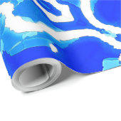 Blue wave minted art ラッピングペーパー (ロールコーナー)