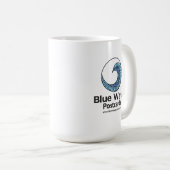 Blue Wave Postcards - Classic Mug, 11 oz コーヒーマグカップ (正面右)