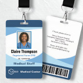 Blue Wave Professional Medical Staff ID バッジ