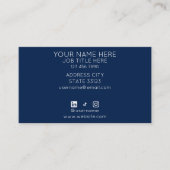 Blue Waves Business Card 名刺 (正面)
