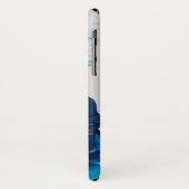 Blue Waves iPhone X Case Case-Mate iPhoneケース (裏面/左)