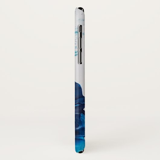 Blue Waves iPhone X Case Case-Mate iPhoneケース (裏面/左)