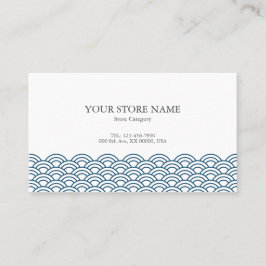 Blue Waves "Seigaiha" WAGARA 名刺