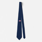 Blue Waving American Flag Tie ネクタイ (正面)