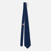 Blue Waving American Flag Tie ネクタイ (裏面)