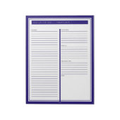 Blue Weekly To Doリスト ノートパッド (回転)