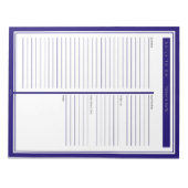 Blue Weekly To Doリスト ノートパッド (正面)