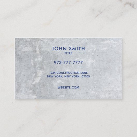 Blue Welder王室の名刺 名刺 (裏面)