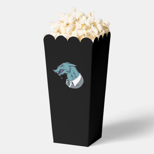 Blue Werewolf black popcorn boxes フェイバーボックス (はじけた状態)