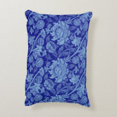 Blue Wey by William Morris アクセントクッション (裏面(縦))