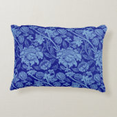 Blue Wey by William Morris アクセントクッション (裏面)