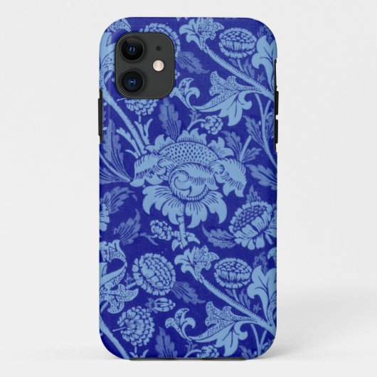 Blue Wey by William Morris Case-Mate iPhoneケース (裏面)