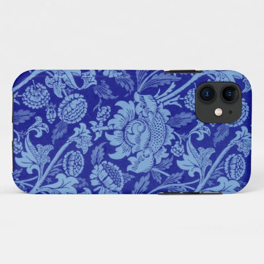 Blue Wey by William Morris Case-Mate iPhoneケース (裏面(横))