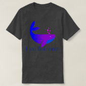 Blue whale 58 2 tシャツ (デザイン正面)