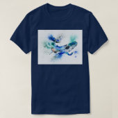 Blue Whale 85 1 Tシャツ (デザイン正面)
