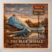 Blue Whale Catoosa Oklahoma Centennial ポスター (正面)